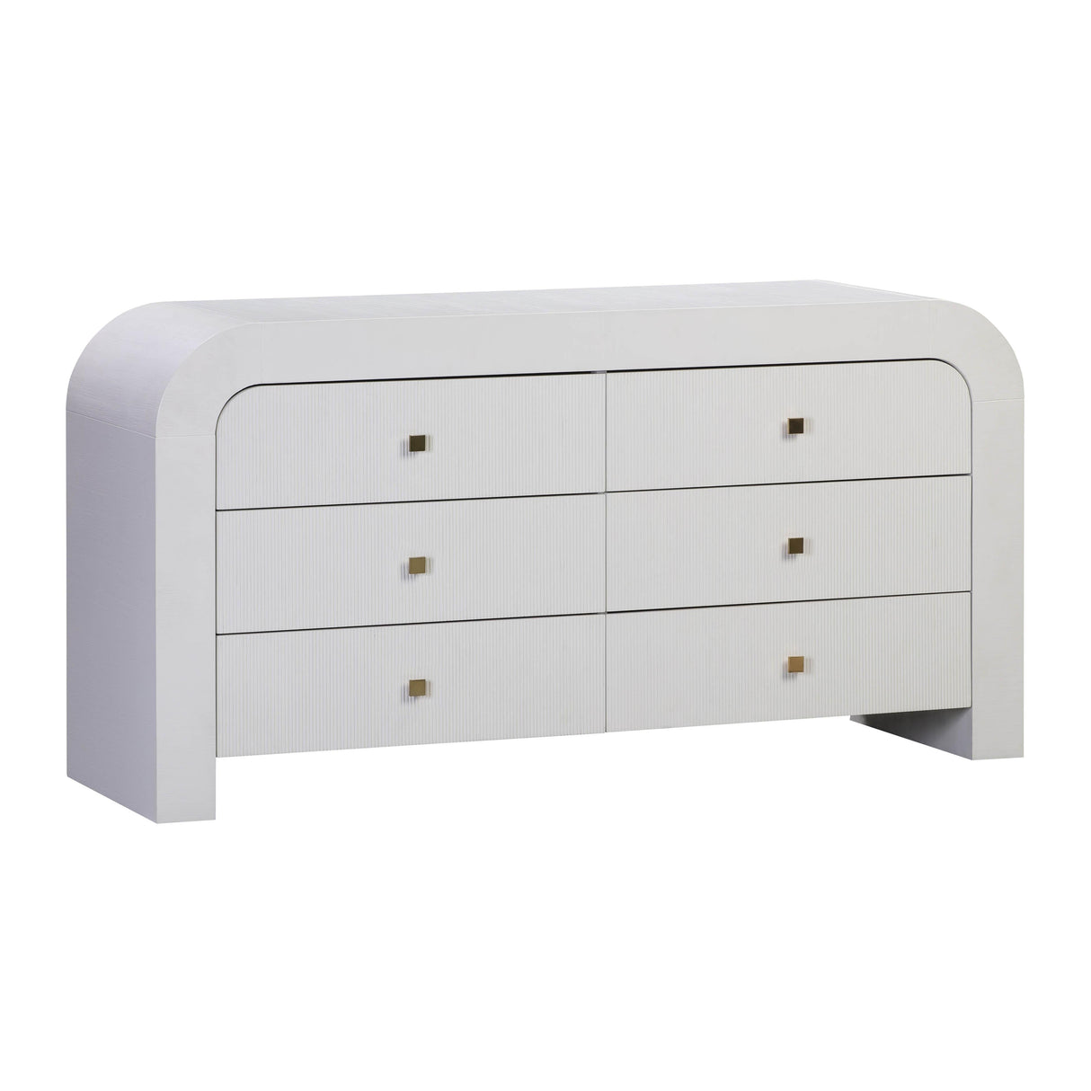 Hump 62" Arched 6-Drawer Dresser