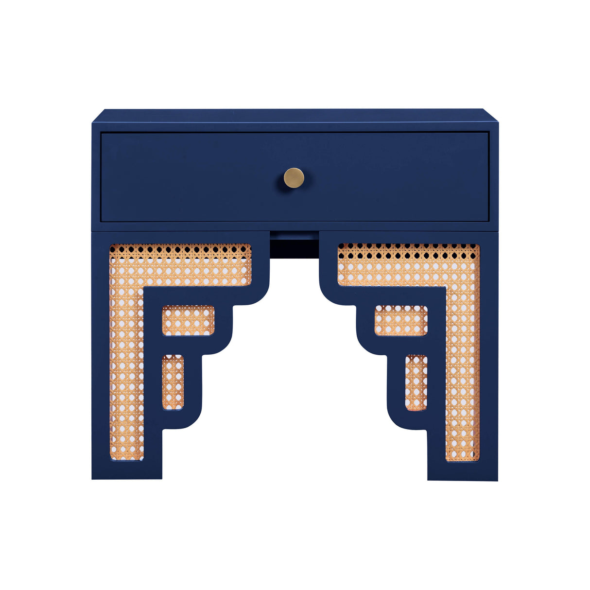 Suzie 26" Rattan Nightstand With Drawer