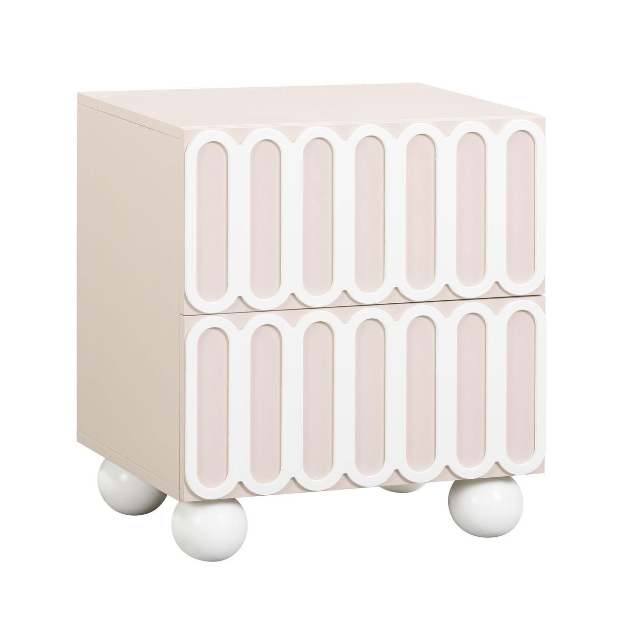 Tori 23" Motif 2-Drawer Nightstand