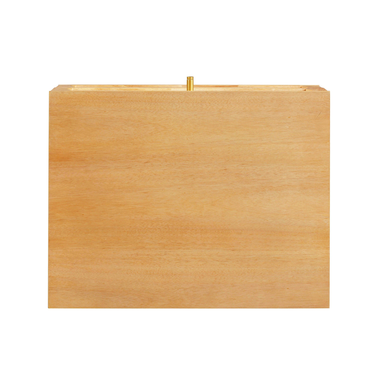 Grappa 22" Wood & Raffia Wavy 2-Drawer Nightstand