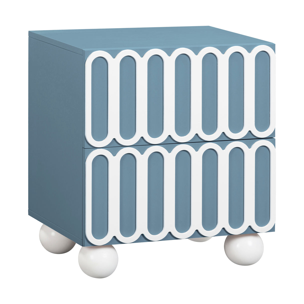 Tori 23" Motif 2-Drawer Nightstand