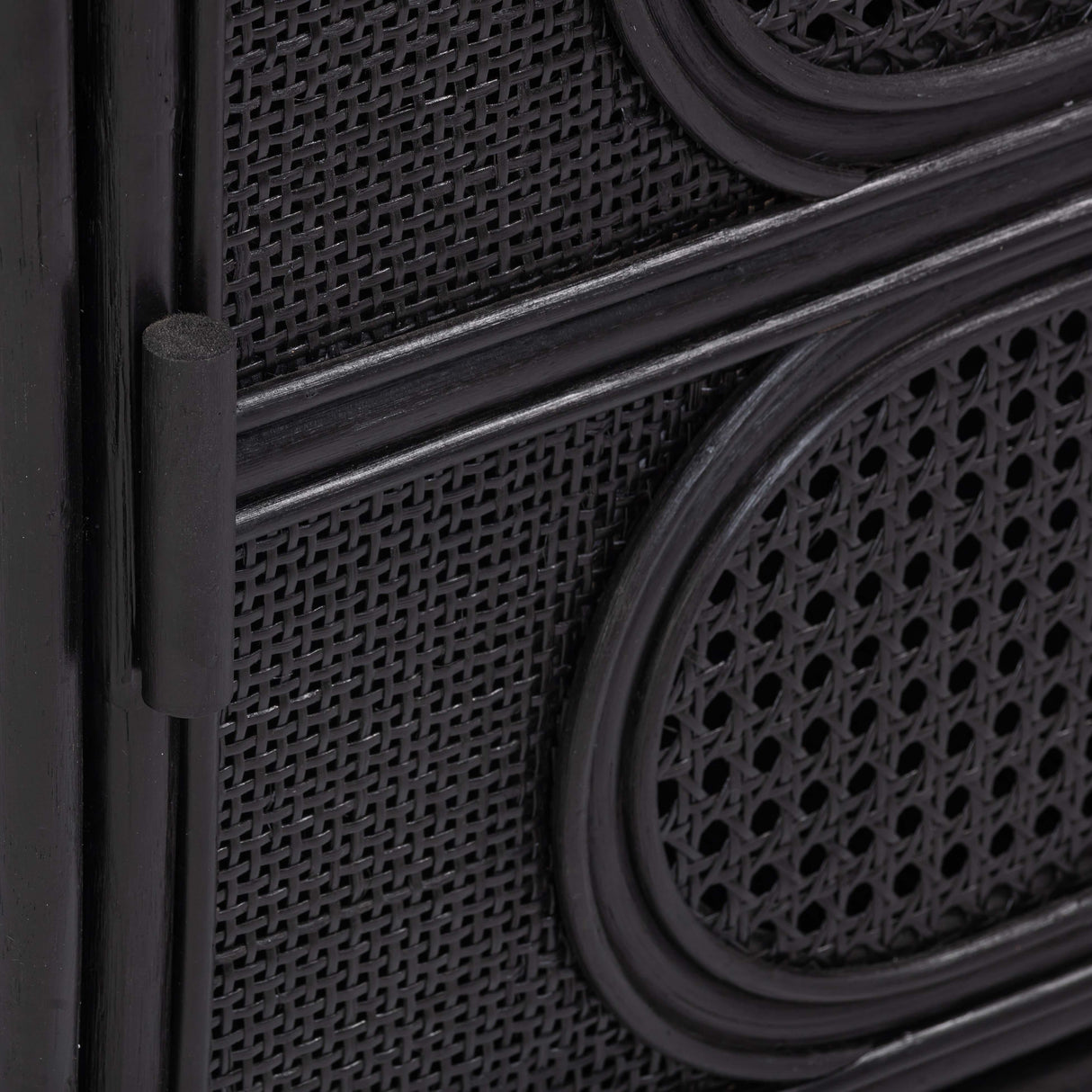 Tina 27" Rattan Nightstand With Storage