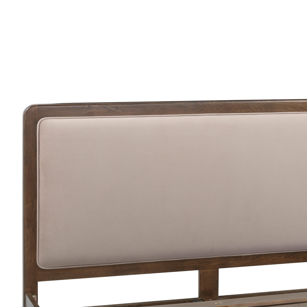 Hella Velvet and Ash Wood Bed