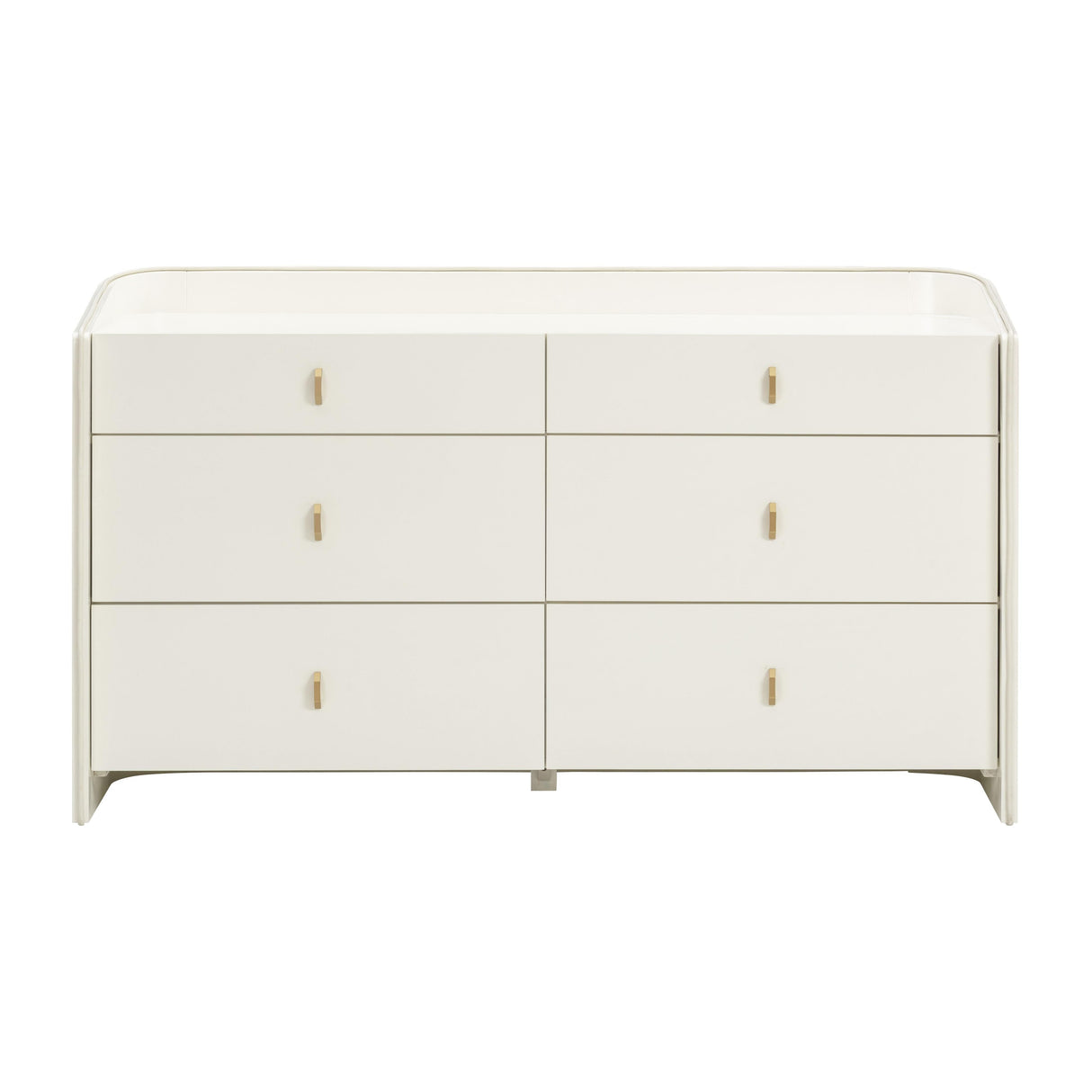 Collins 56" Cream 6-Drawer Dresser
