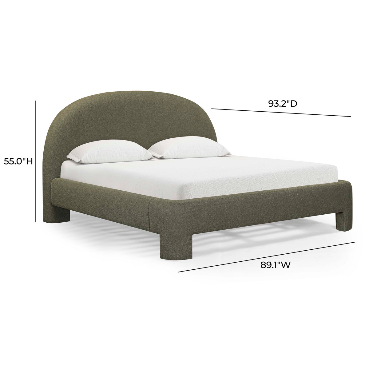 Orphea Performance Boucle Bed - View 15