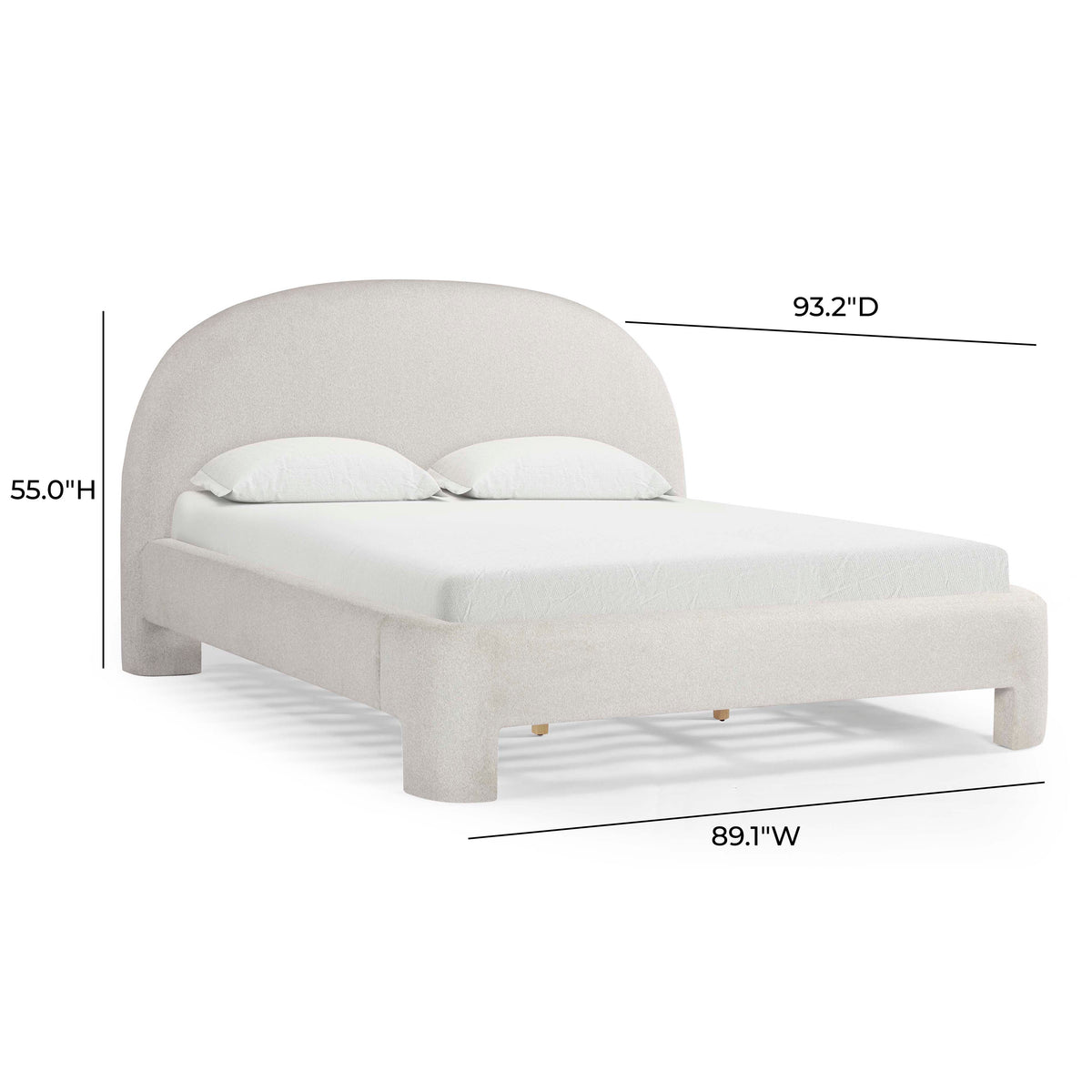Orphea Performance Boucle Bed - View 59