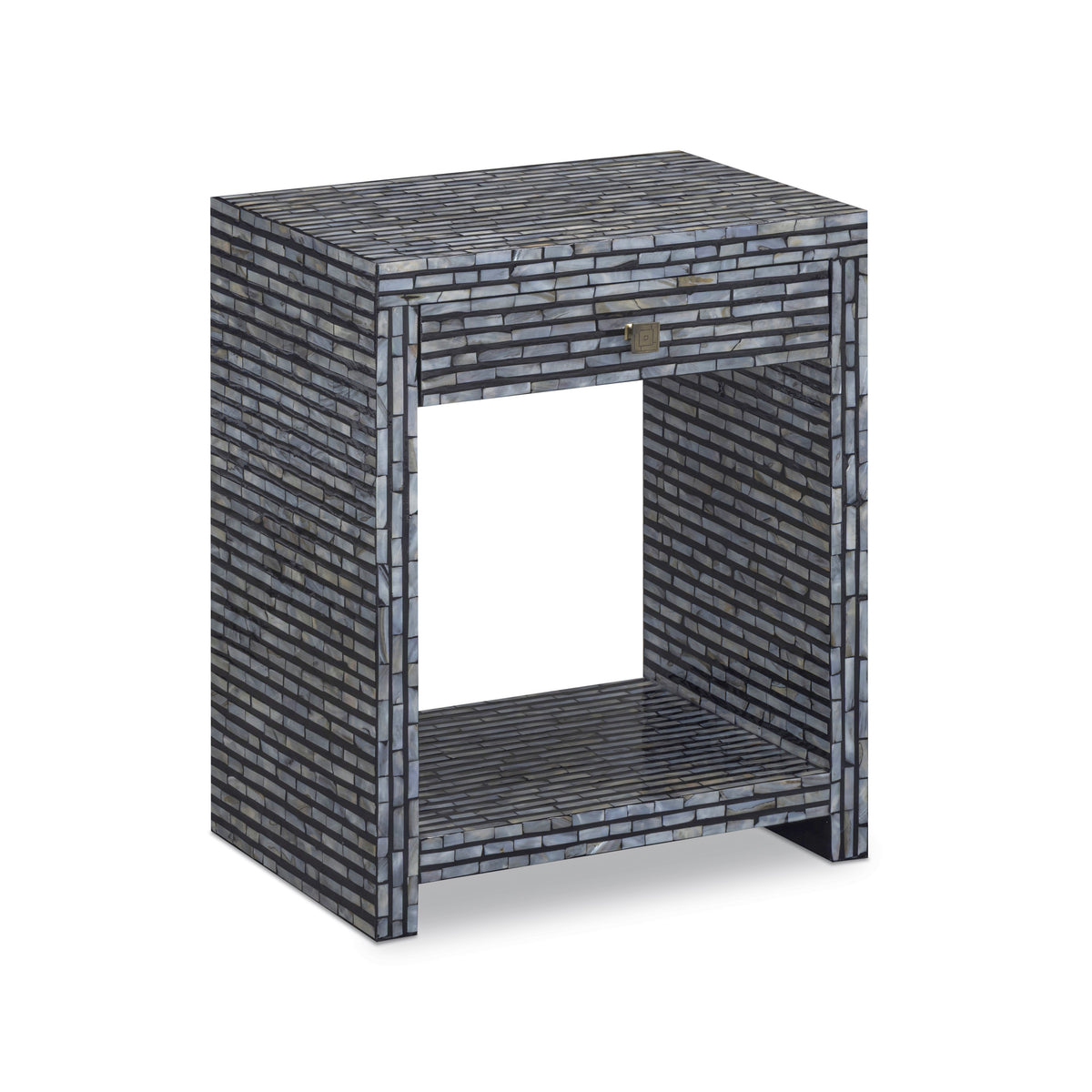 Cassis 20" Mother of Pearl 1-Drawer Nightstand - View 3