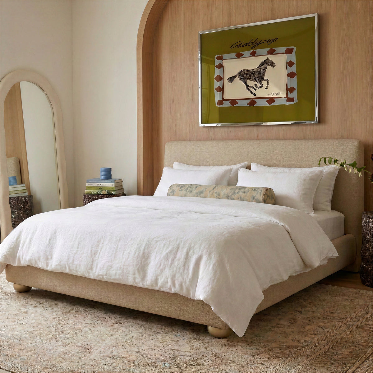 Rayne Textured Fabric Bed - View 19