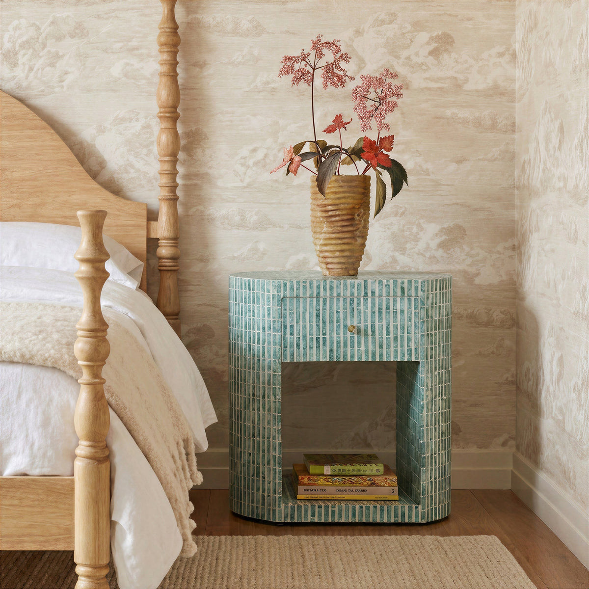 Prim 20" Capiz Shell Nightstand - View 1