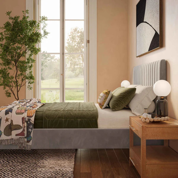 Angela Blush Bed in Queen