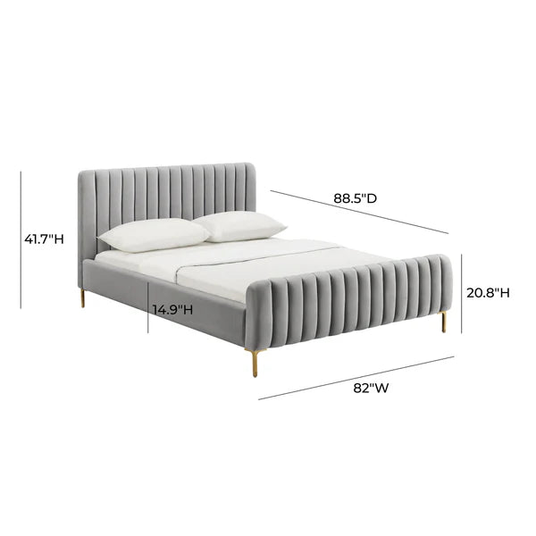 Angela Blush Bed in Queen