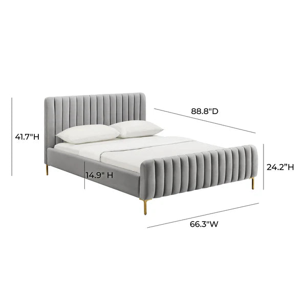 Angela Blush Bed in Queen