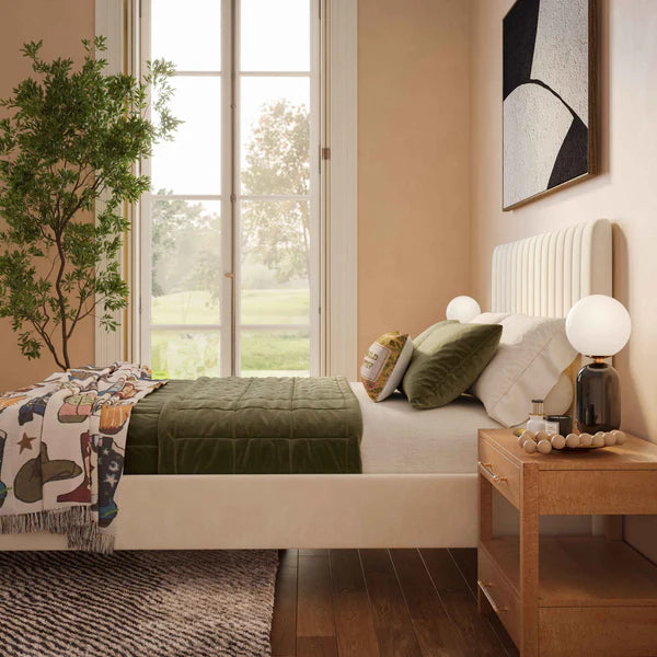 Angela Blush Bed in Queen