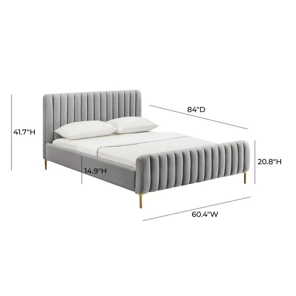 Angela Blush Bed in Queen