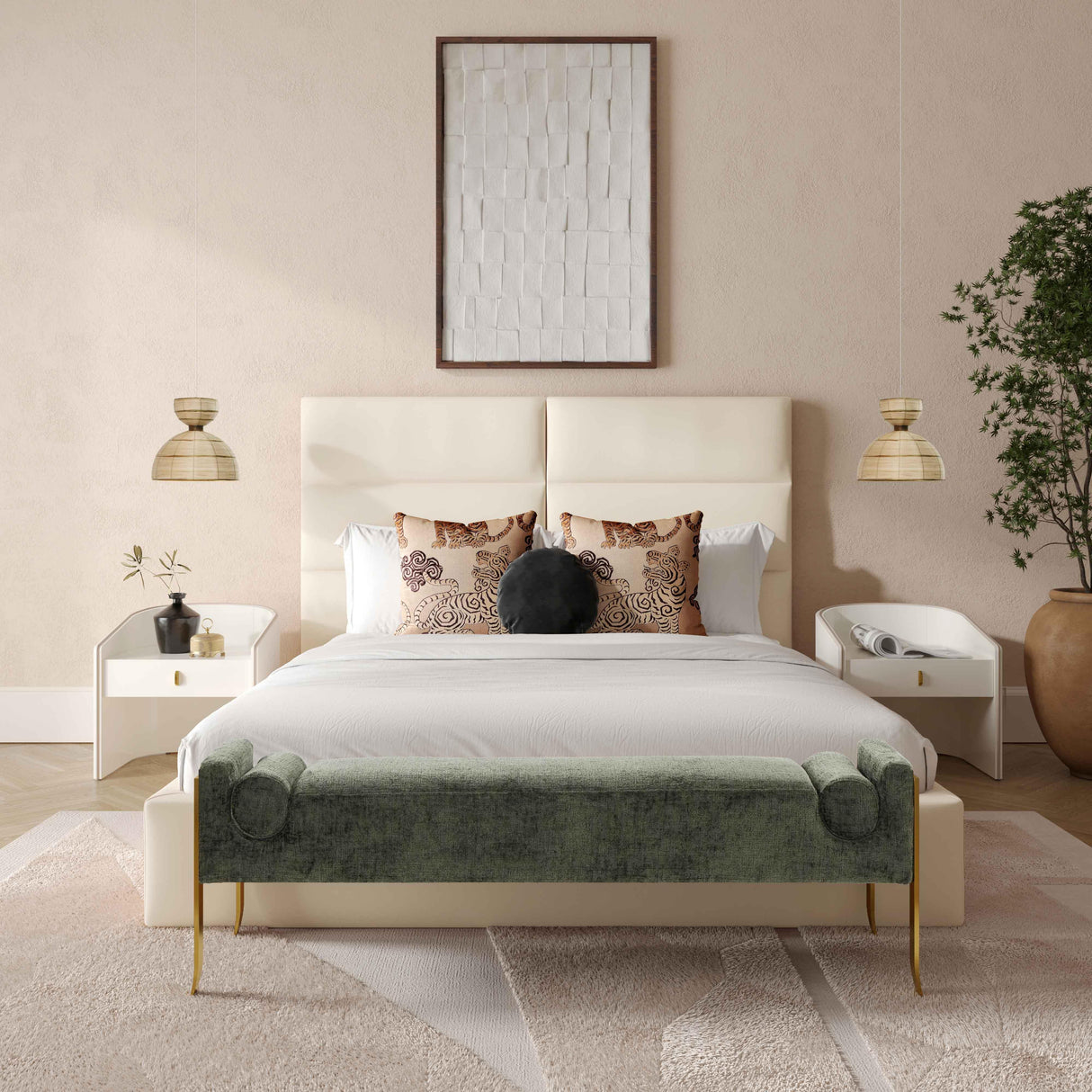 Eliana Velvet Bed