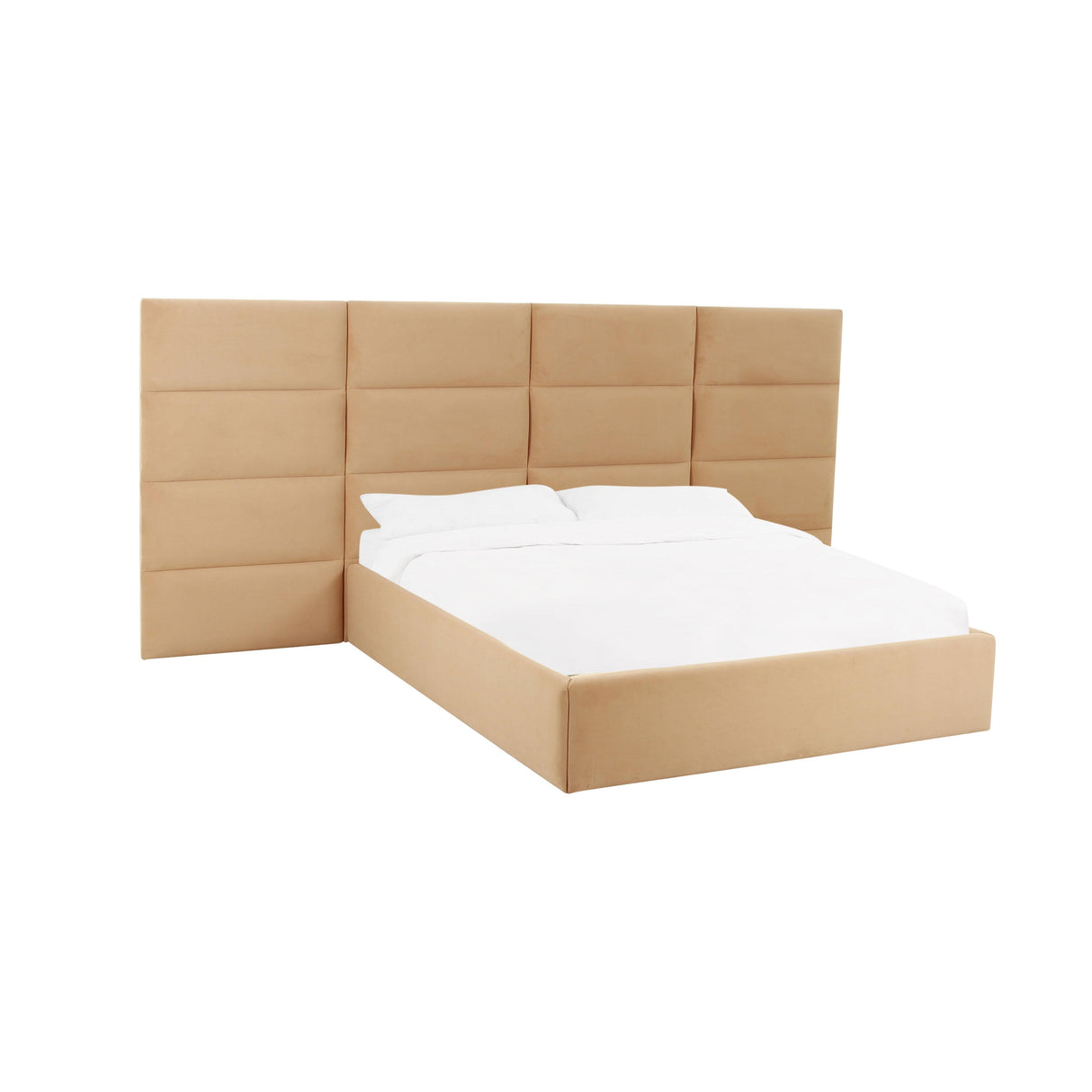 Eliana Velvet Bed with Wings