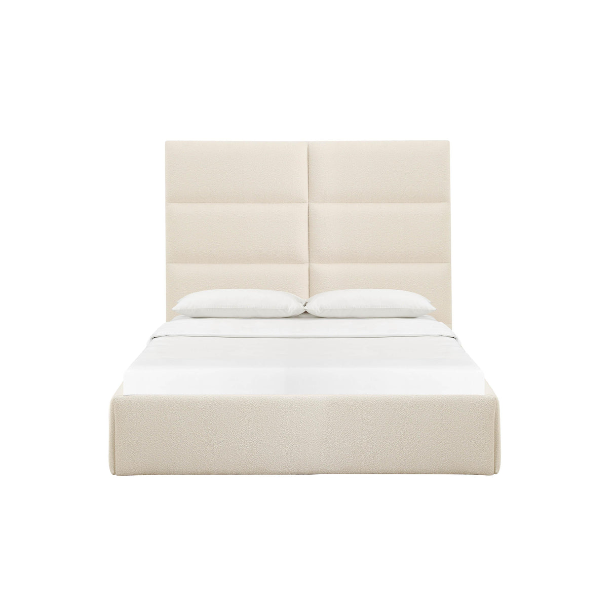 Eliana Cream Boucle Bed