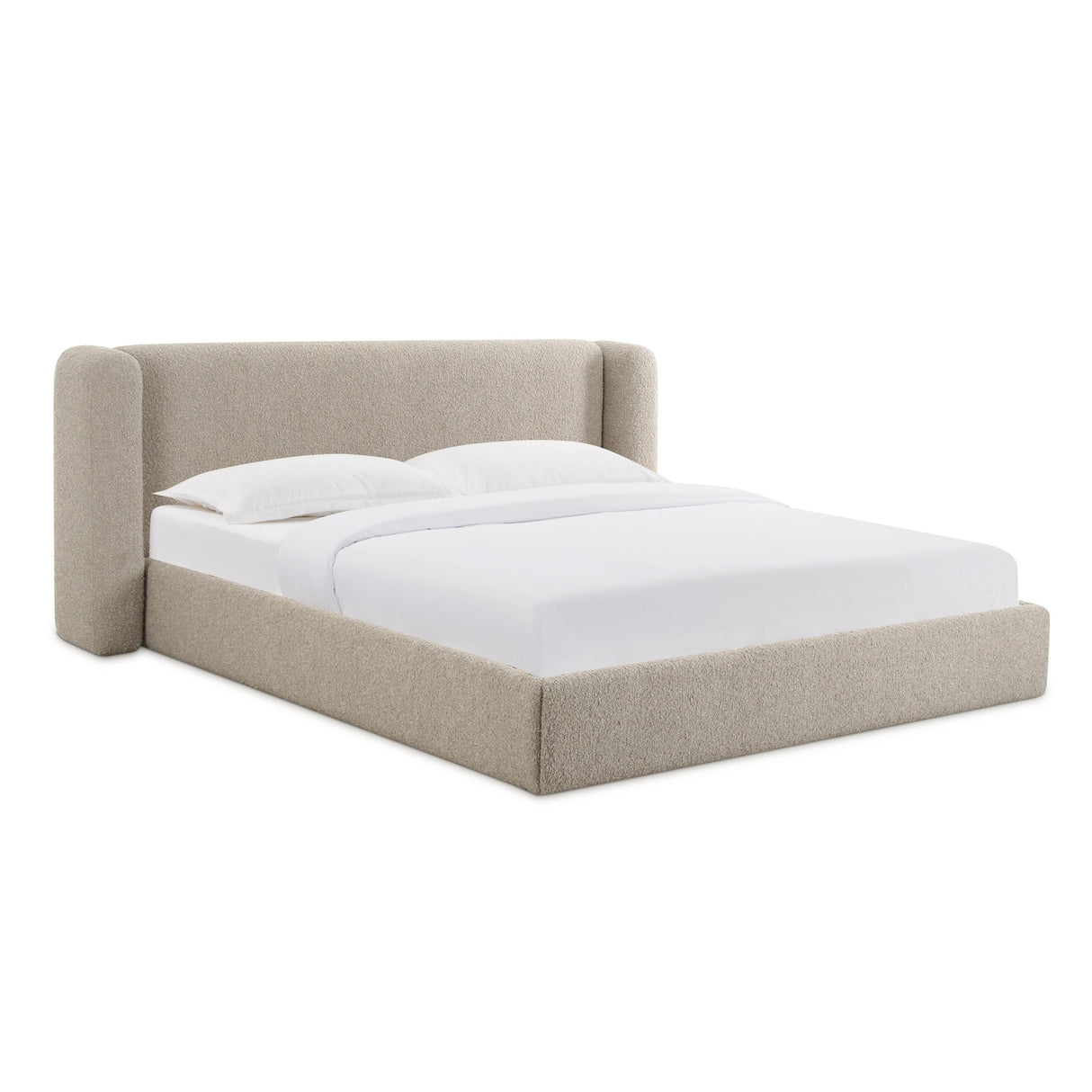 Babette Tan Boucle Bed