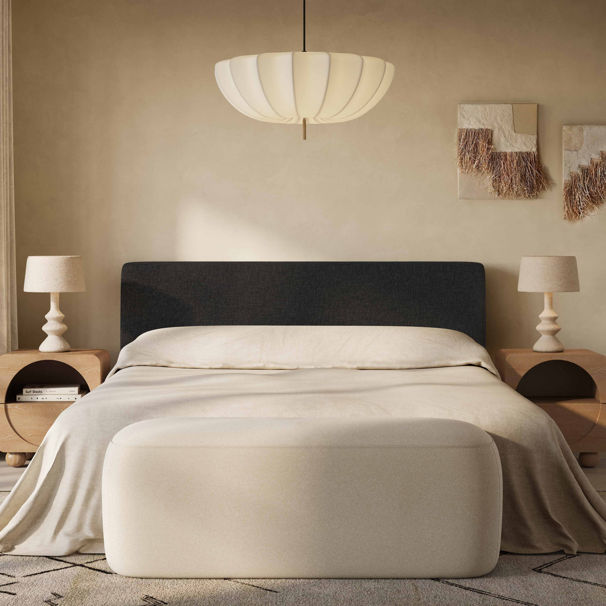 Isla Textured Velvet Bed