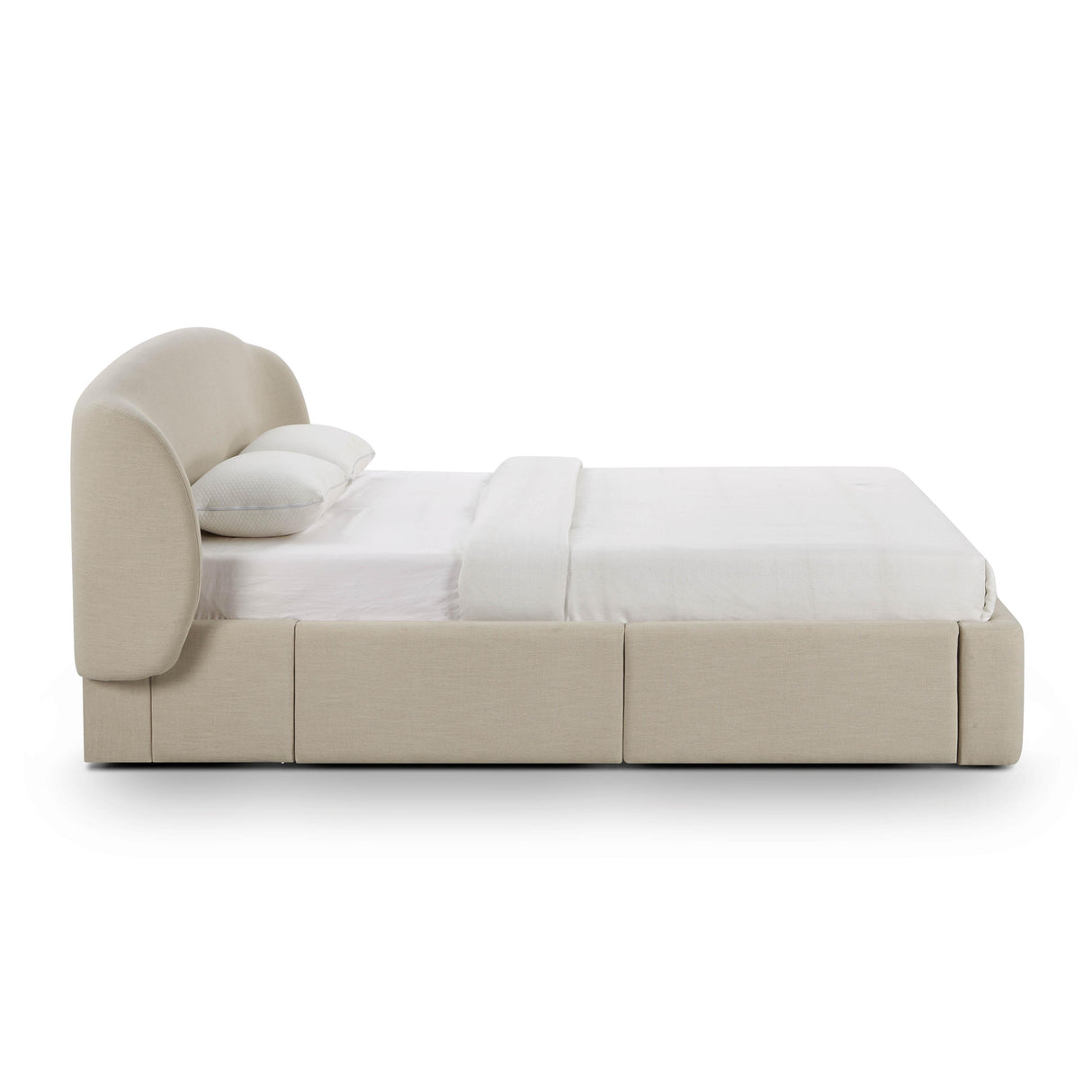 Corey Upcycled Linen Storage Bed