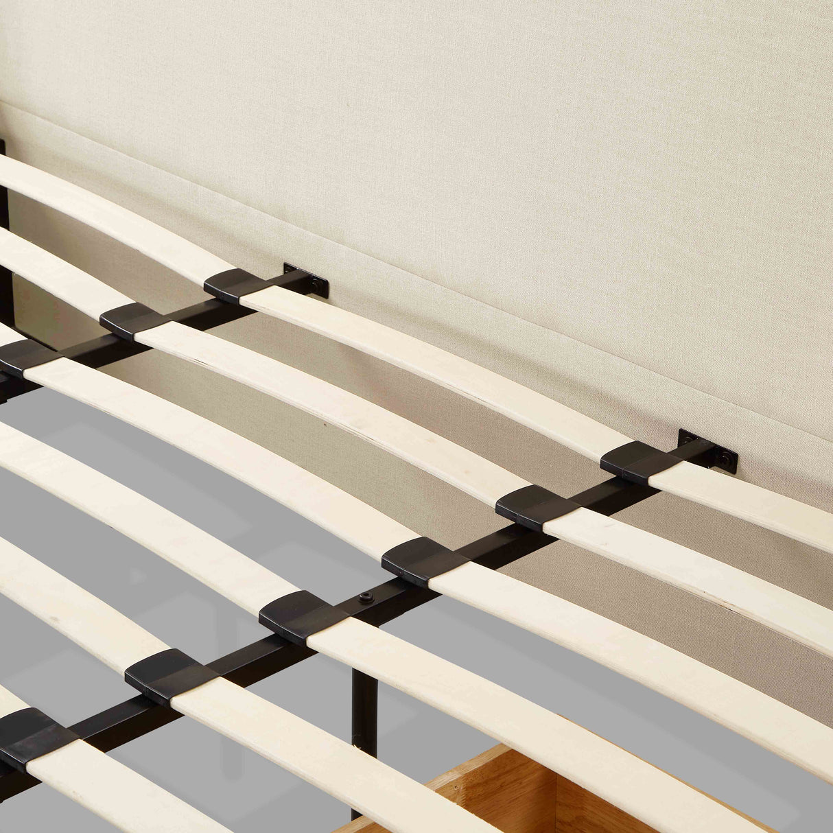 Corey Upcycled Linen Storage Bed