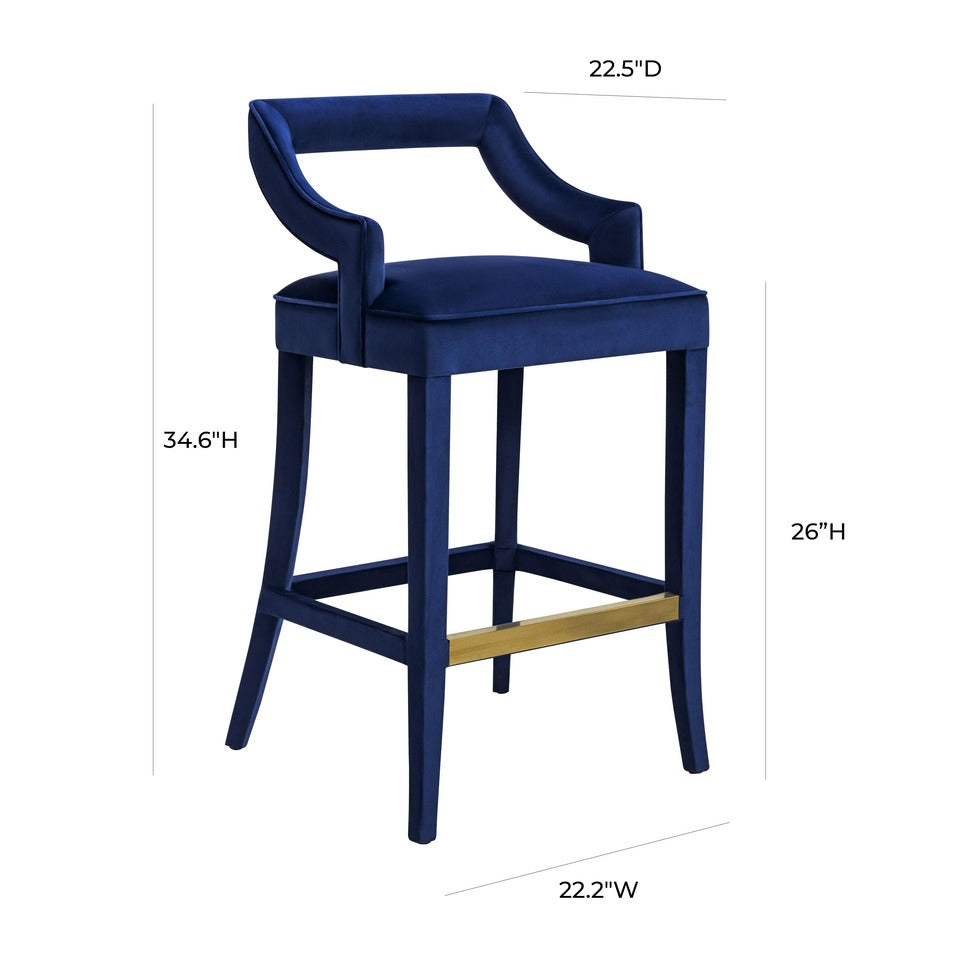 Tiffany Velvet Stool
