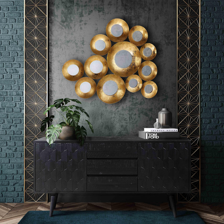 Vivid 29"X30" Gold Mirror