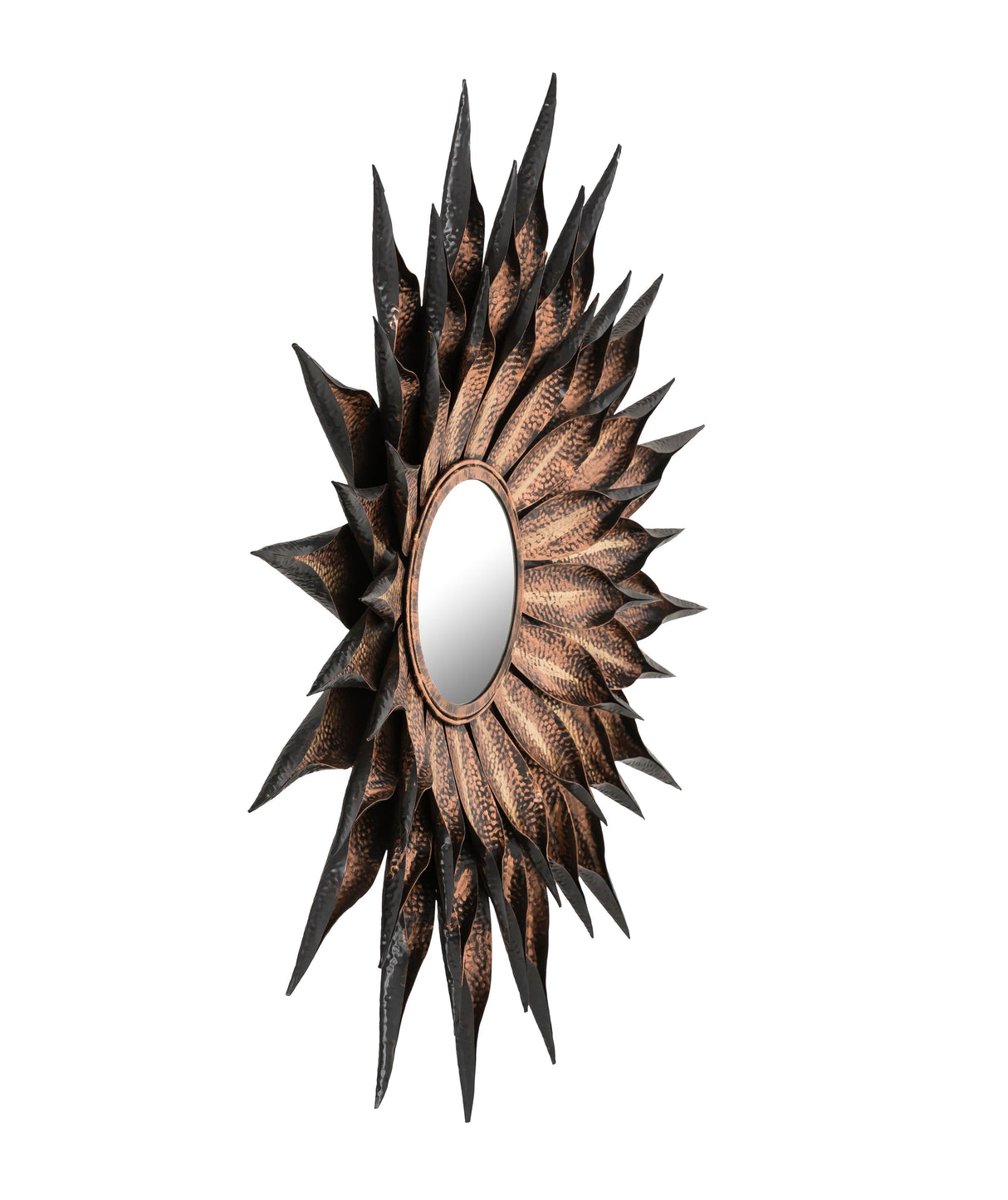 Sunflower 36" Antique Wall Mirror