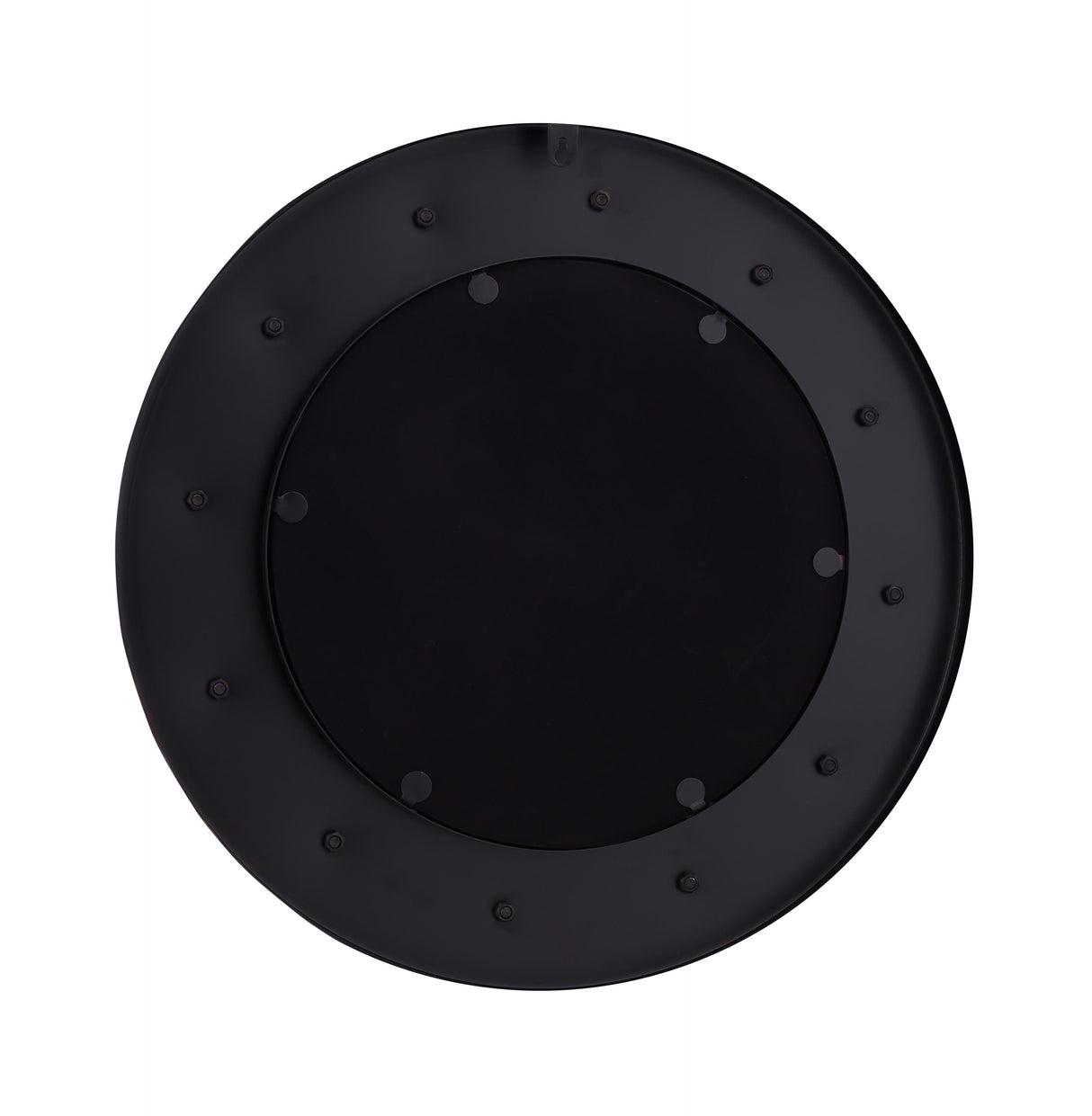 Rockstar 27.5" Black Round Wall Mirror