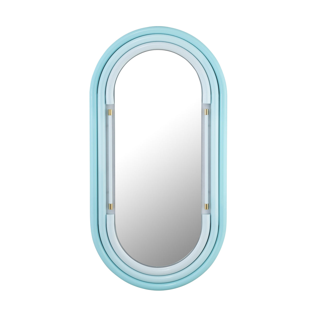 Neon Oval Wall Mirror (26"X50"-28"X58")