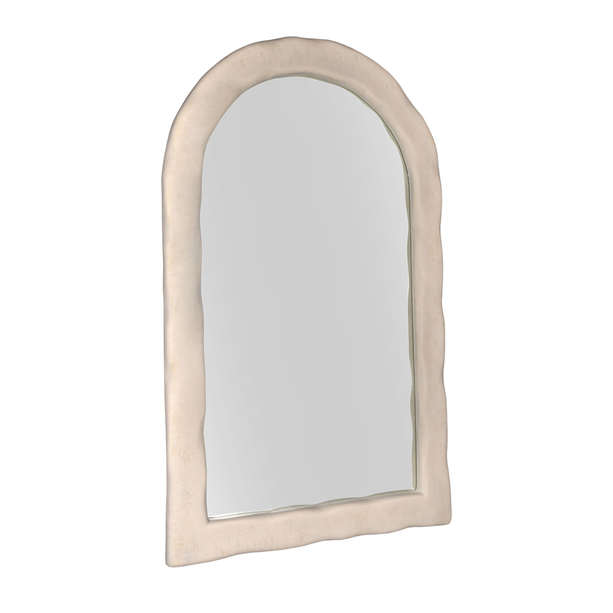 Kaia 48"X79" Cream Textured Floor Mirror