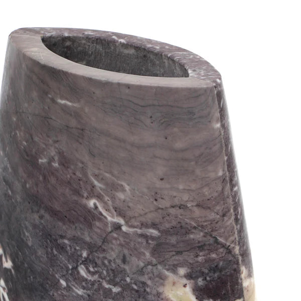 Samma Grey Marble Vase