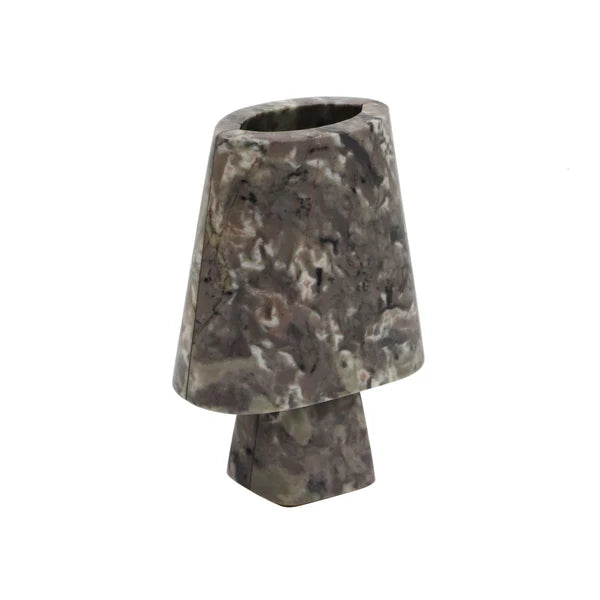 Samma Grey Marble Vase