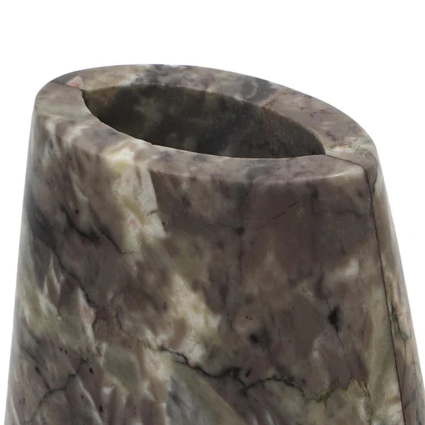 Samma Grey Marble Vase