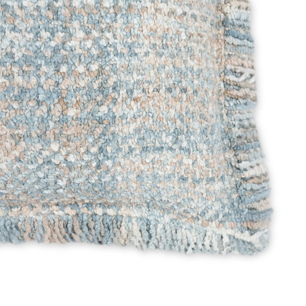 Frazzle 22.5" Textured Square Accent Cushion Cover