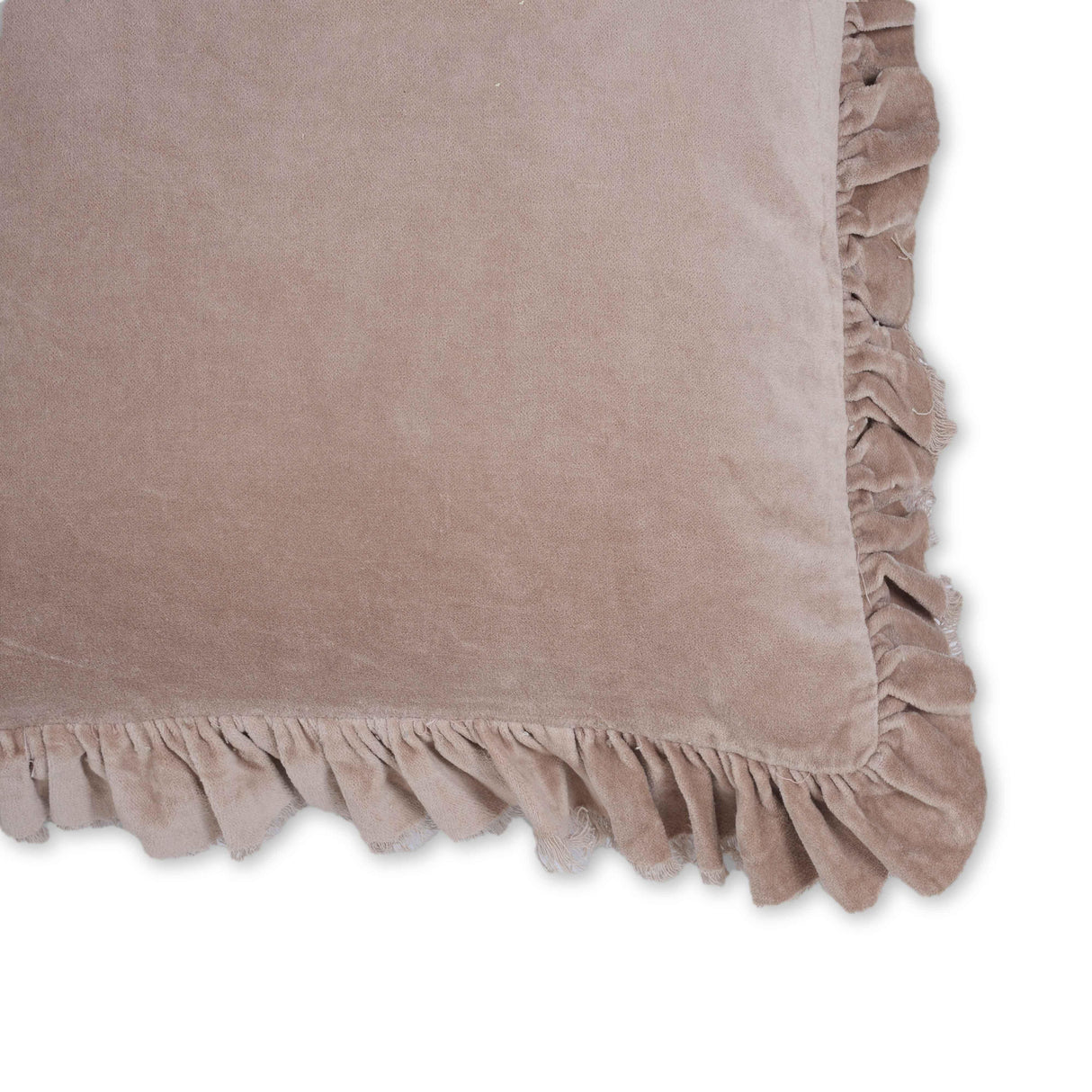 Alessia 20.5" Distressed Velvet Square Accent Pillow