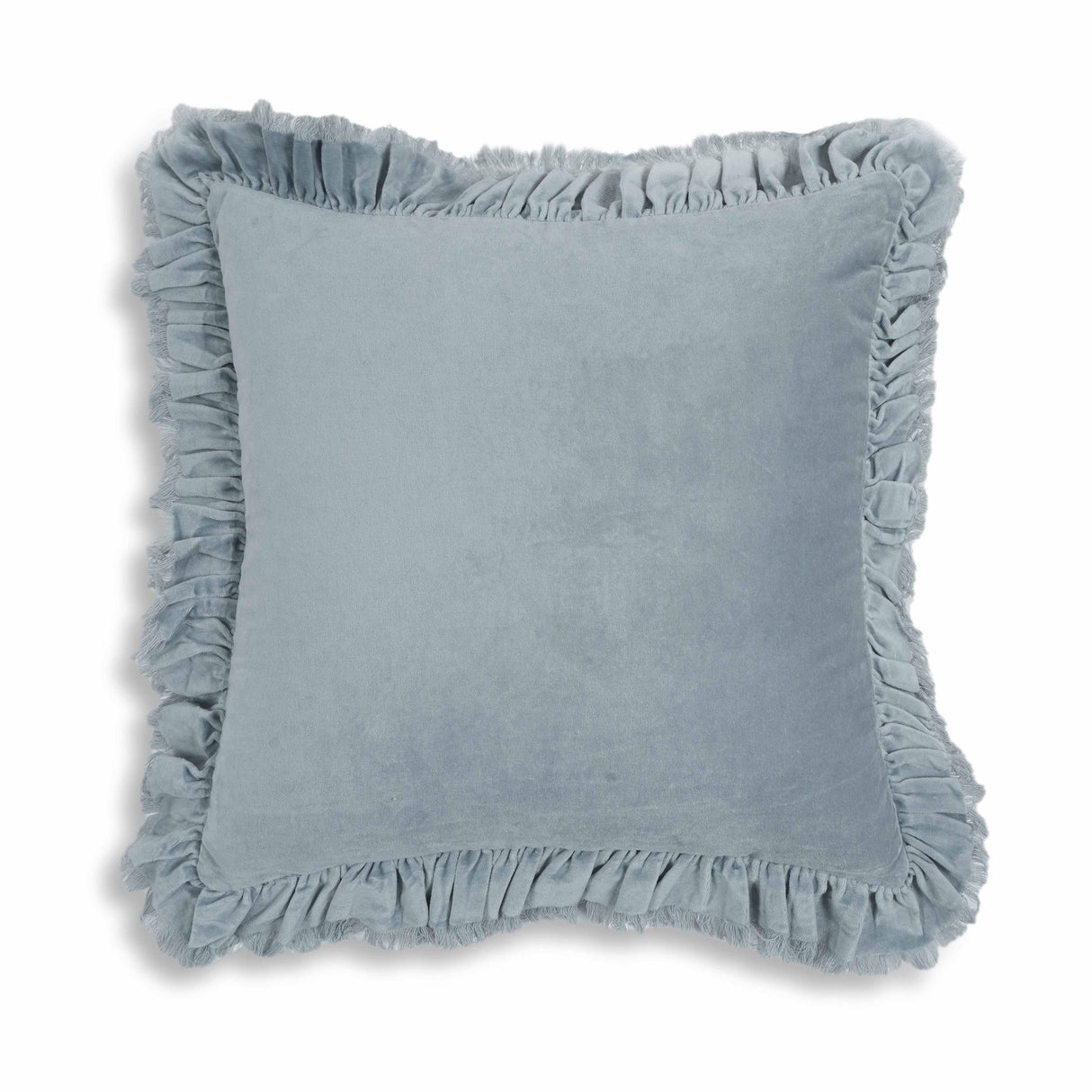 Alessia 20.5" Distressed Velvet Square Accent Pillow