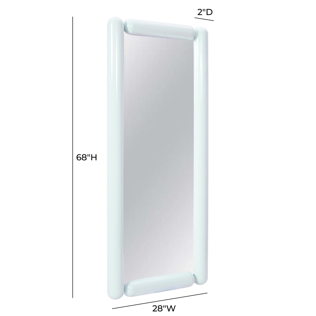 Cozzi 28"X68"Large Floor Mirror