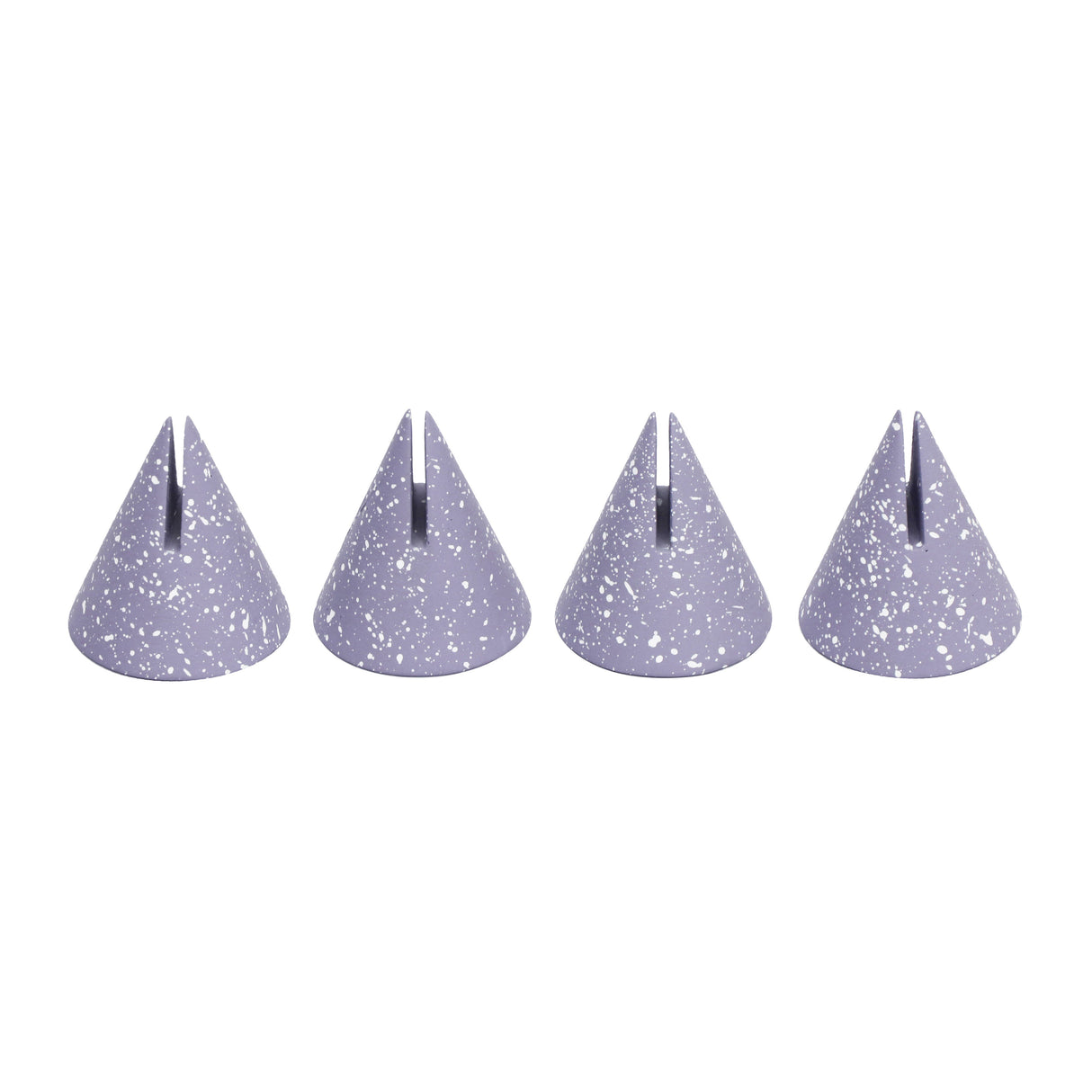 Gabby Speckled Cone Card Holder - Set of 4