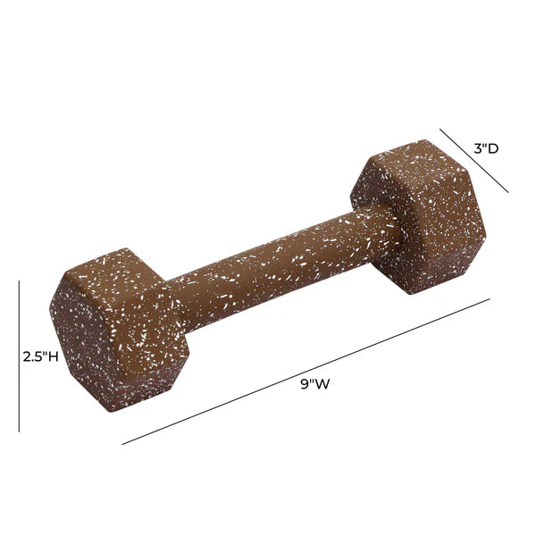 Gabby Speckled Decorative Dumbbell