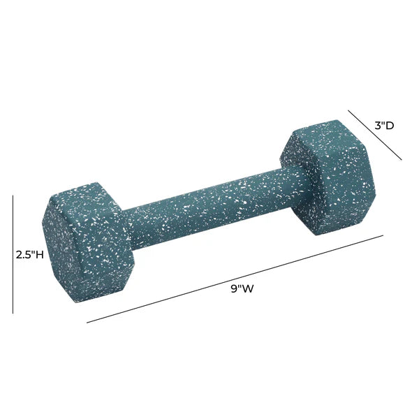 Gabby Speckled Decorative Dumbbell