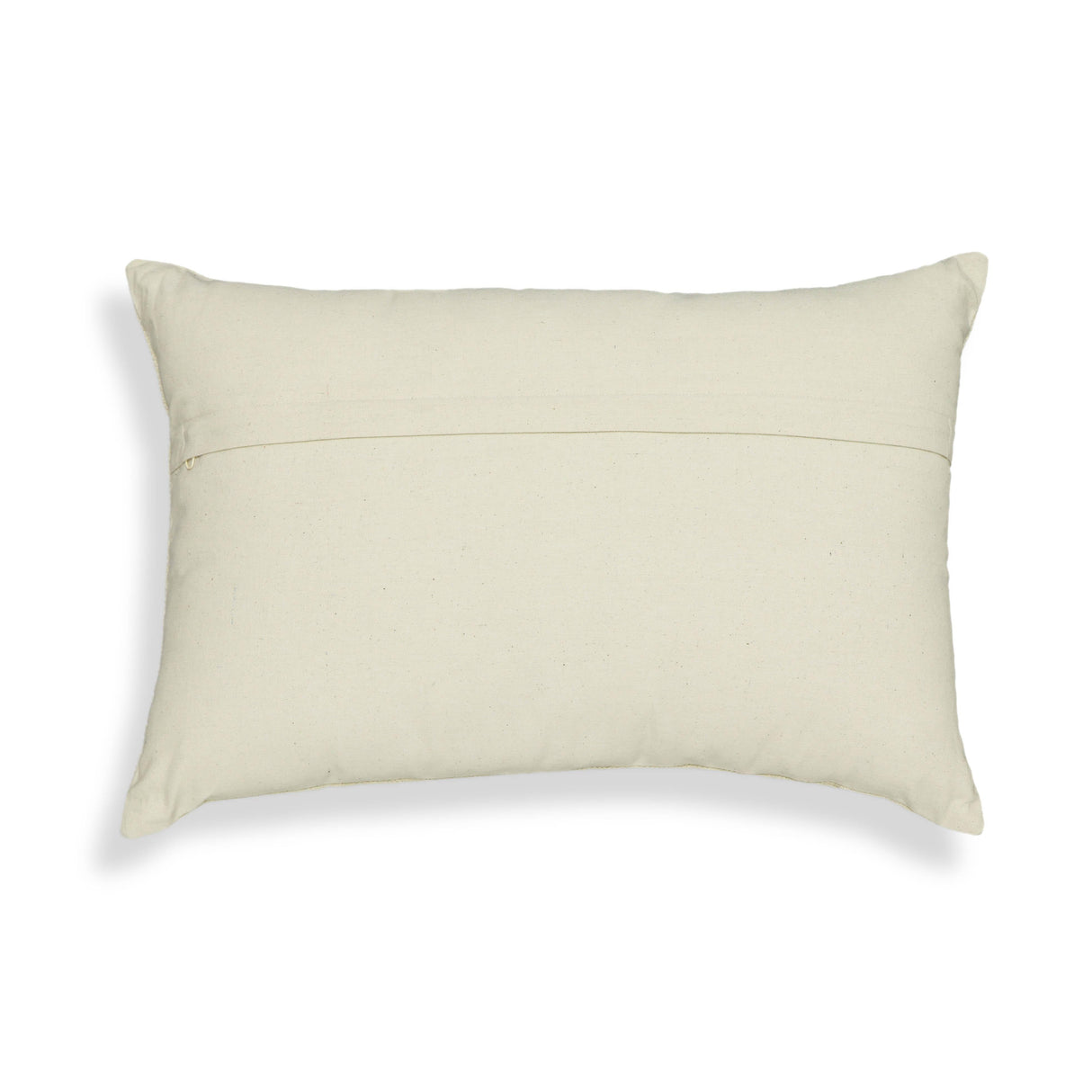 Blossom 24"X16" Embroidered Daisy Wool Accent Cushion