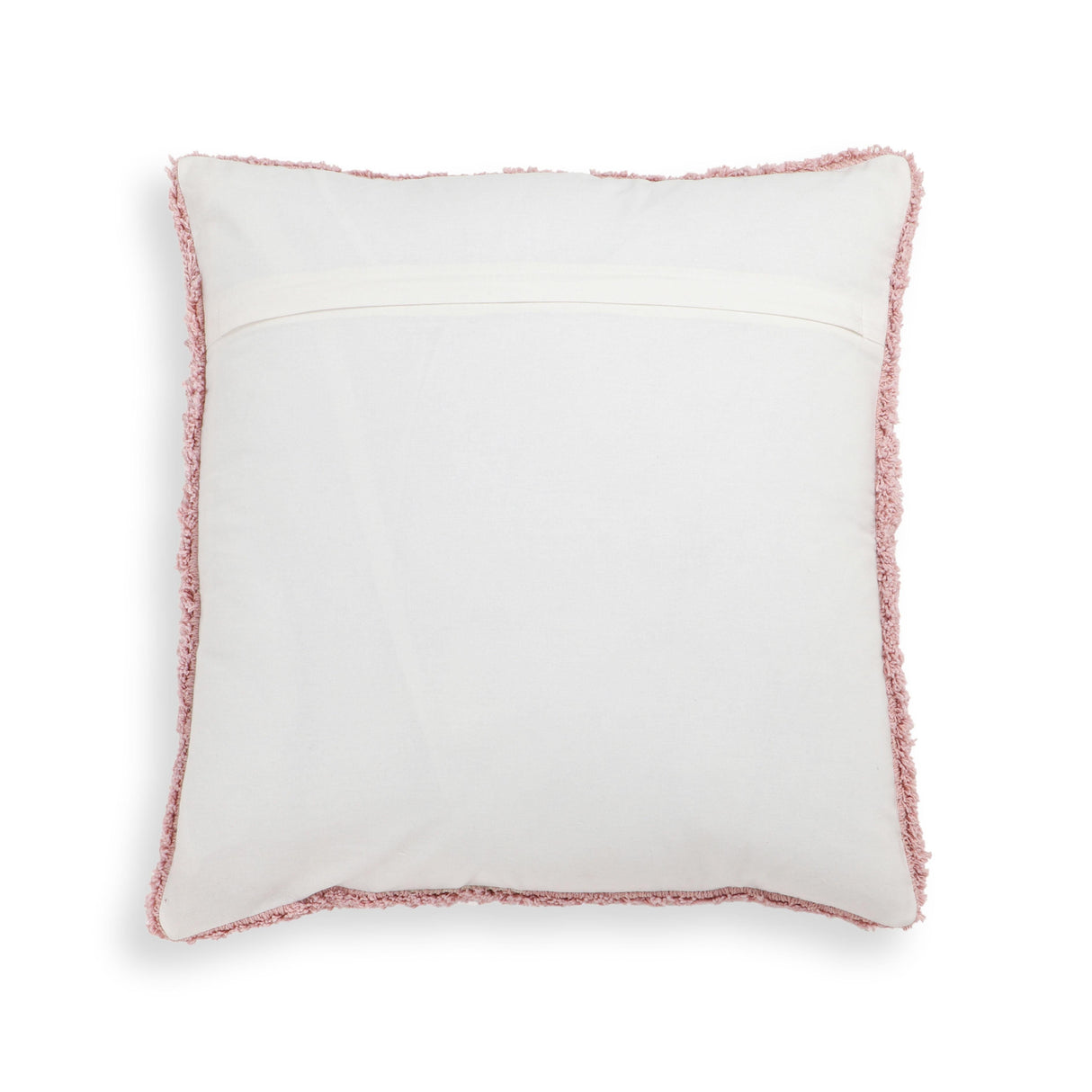 Blossom 20" Tufted Cotton Square Accent Pillow Cover