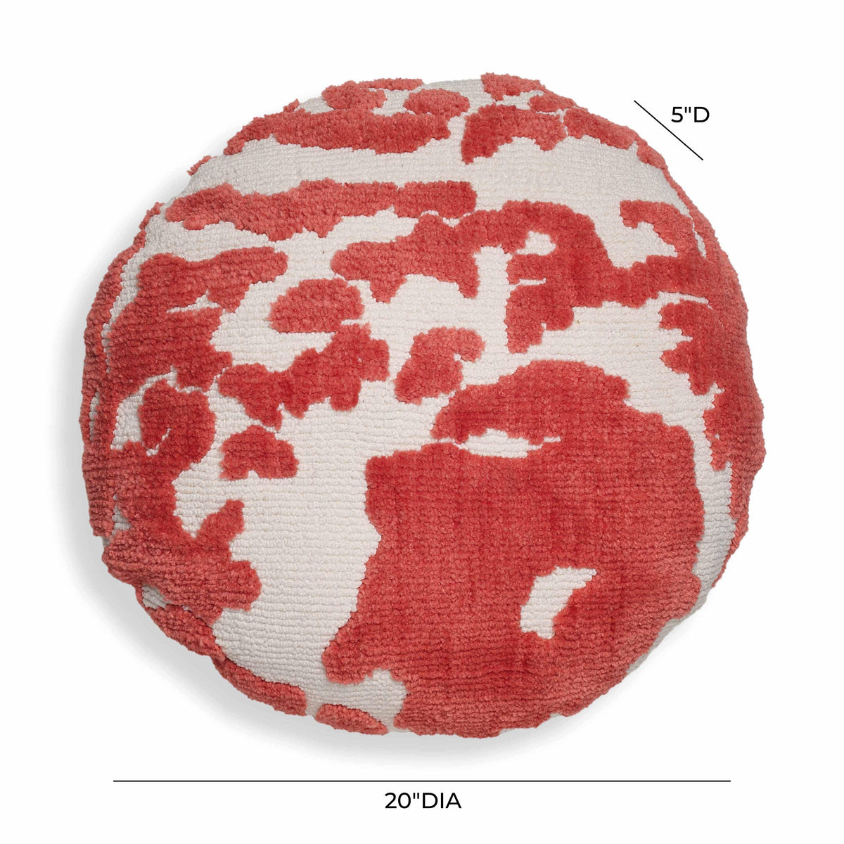 Coast 20" Tufted Round Throw Pillow - View 7