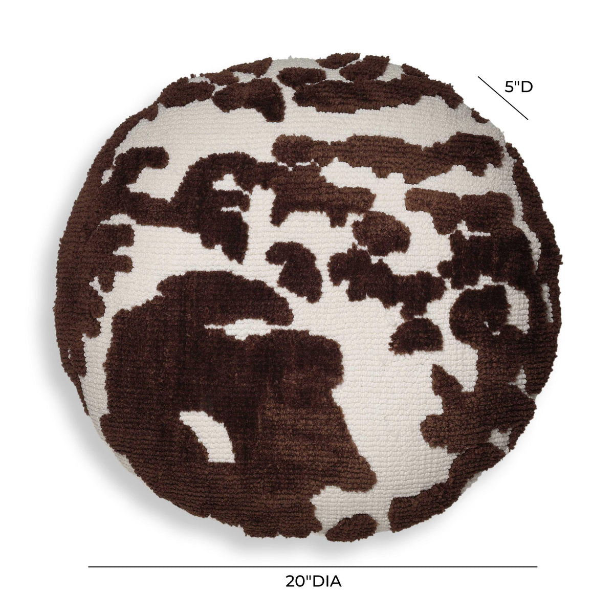 Coast 20" Tufted Round Throw Pillow - View 11
