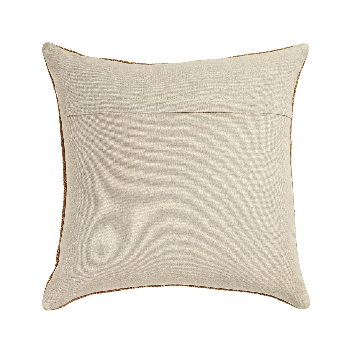 Terra 20" Square Wool and Jute Kilim Throw Pillow - View 8
