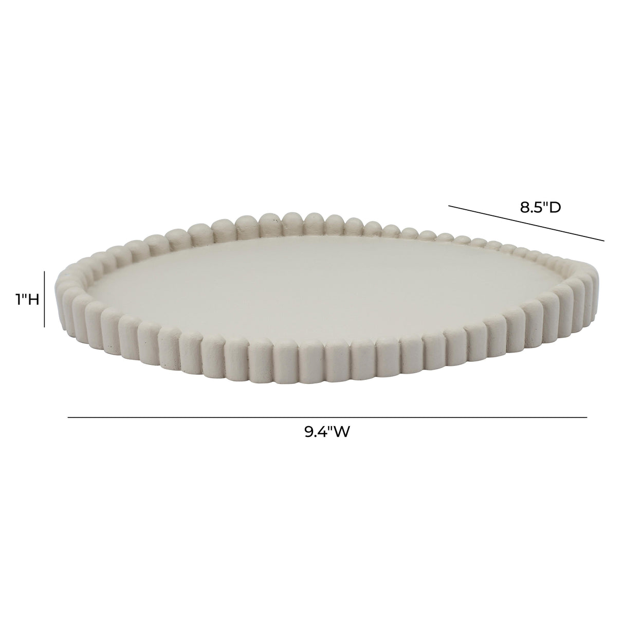 Alna Cream Catchall Tray