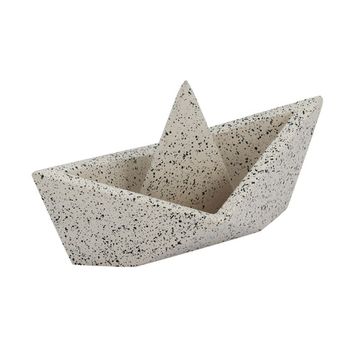 Gabby Speckled Cream Sailboat Catchall