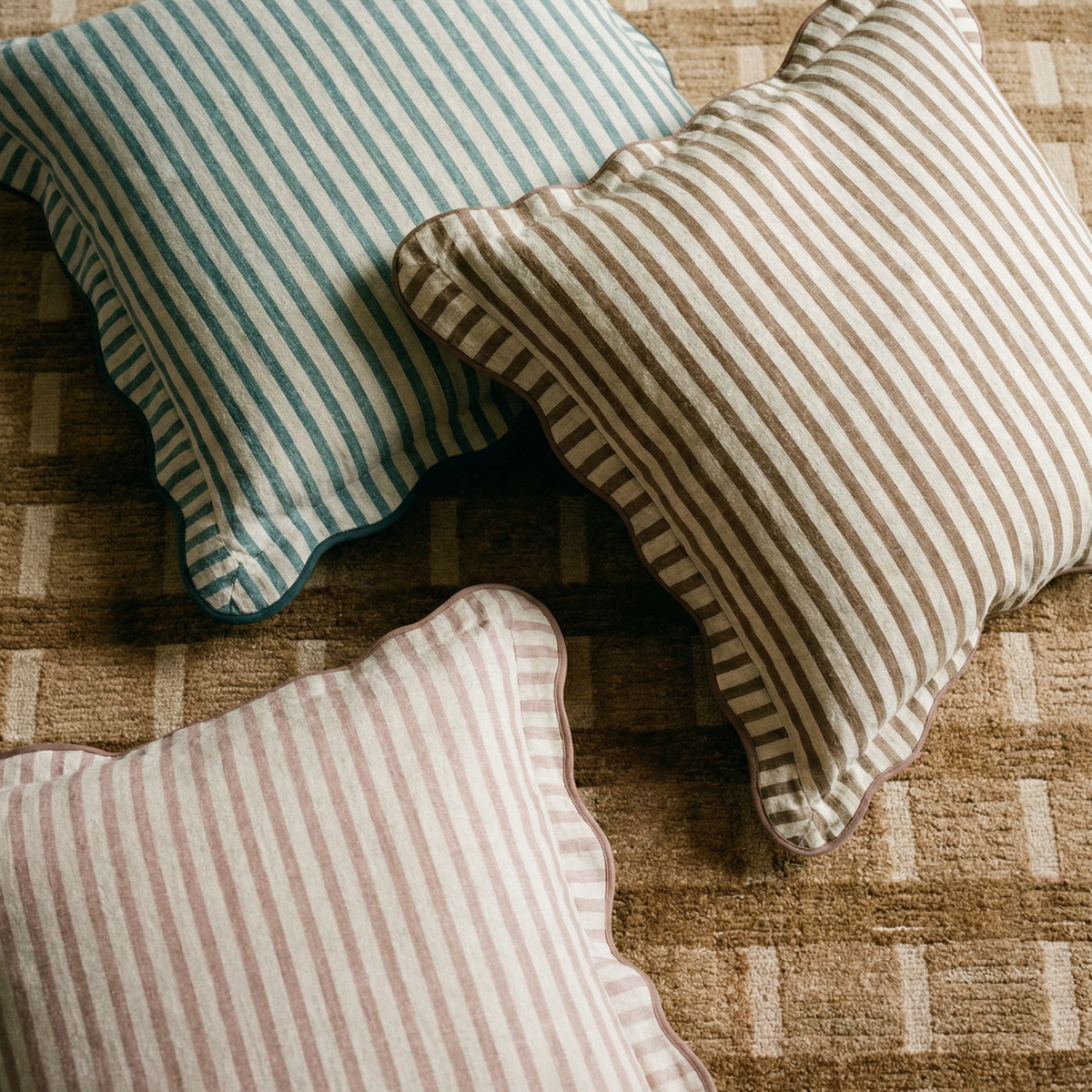 Striped 20" Linen Throw Pillow - View 15