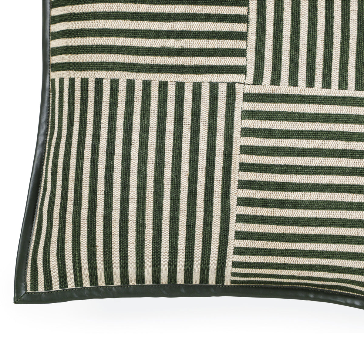 Kora 20" Cotton Jute Contract-Grade Throw Pillow - View 10